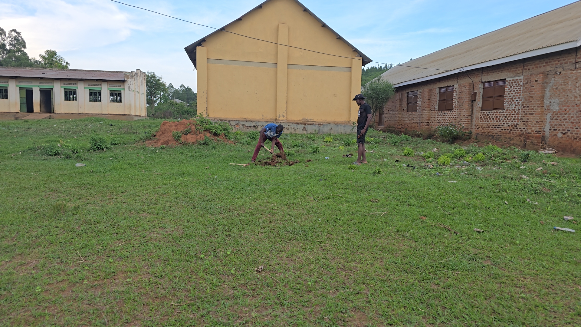Community infrastructure work underway in Uganda