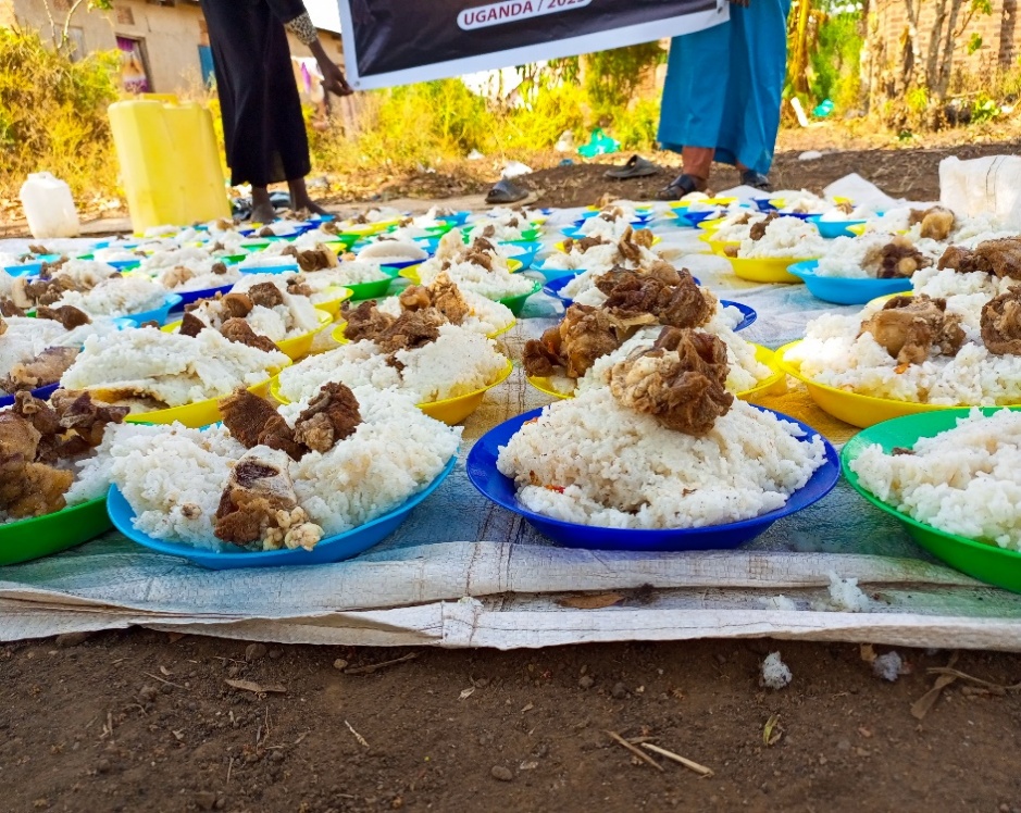 Community members during a Dost Aid program
