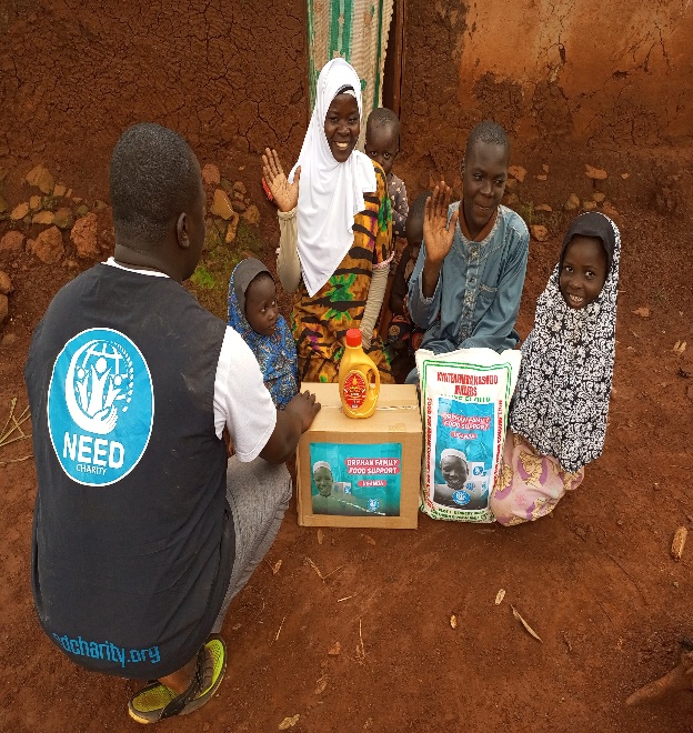 Team supporting beneficiaries on site